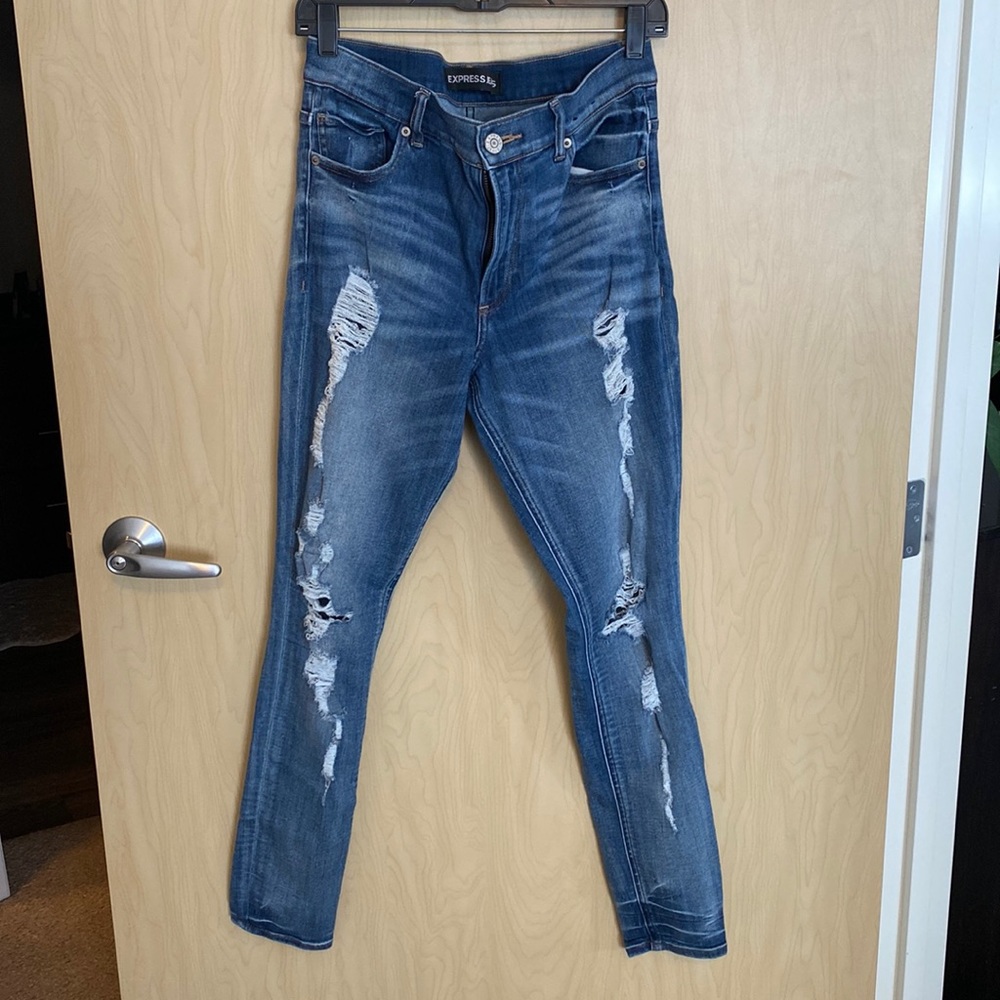 Express ripped jeans